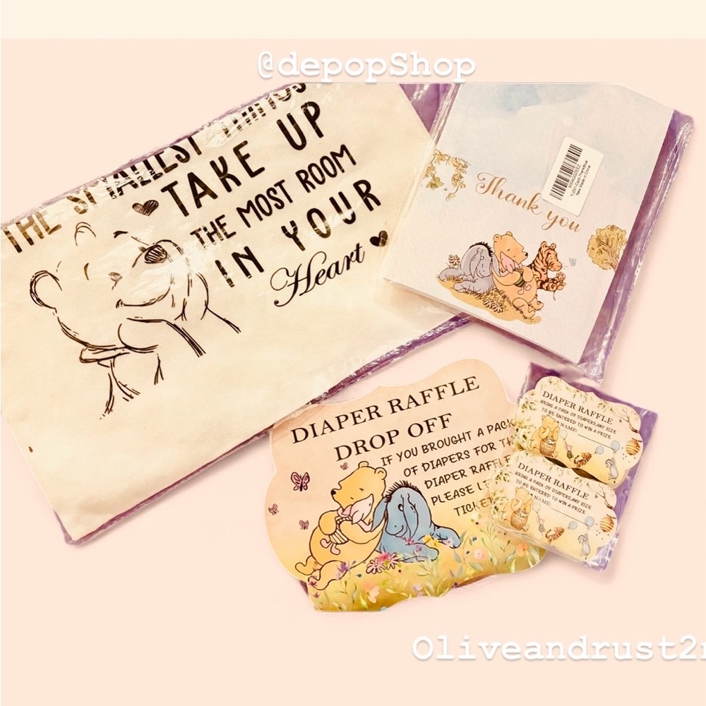 Winnie the Pooh Baby Shower Set!!